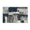 World Rug Gallery Contemporary Abstract Design Plush Shag Area Rug  2'x3' Gray 473NAVY2X3 - alternate 3